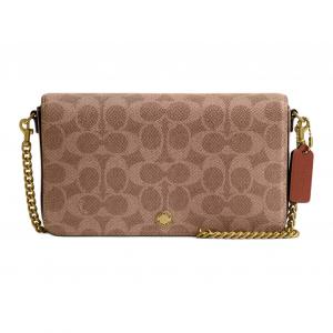 COACH Подписная кожаная сумка через плечо