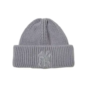 MLB Серая унисекс акриловая шапка, Gray