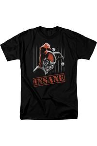 Футболка с коротким рукавом Batman Insane для взрослых Gildan, черный