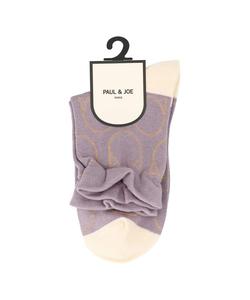 PAUL & JOE/Paul & Joe Низкие носки с принтом в виде блестящих колец с котом