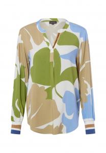 Блуза Franco Callegari Blouse, Erbse Beige/Green