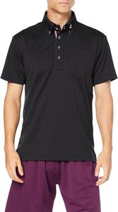 Мужская баскетбольная футболка Converse CB221402 с коротким рукавом и застежкой на пуговицы, черный