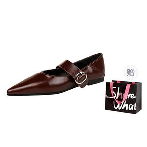 Повседневные однобортные туфли женские BIGTREE, Ancora Red+Shopping Bag