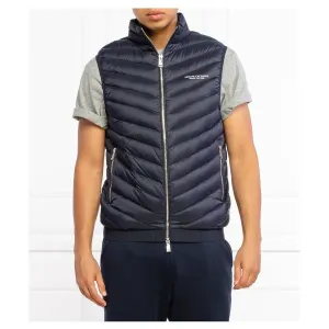 Пуховик без рукавов стандартного кроя Armani Exchange, синий