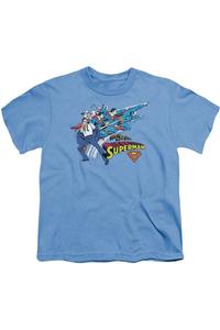 Футболка с быстрой сменой принта DC Comics для детей с коротким рукавом Gildan, синий