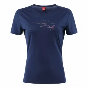 Футболка с коротким рукавом Loeffler Country Merino-Tencel, синий