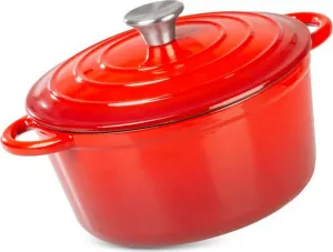 Кастрюля MagicHome Castora line, 24 см, 4,0 л с крышкой, эмалированный чугун MAGICHOME