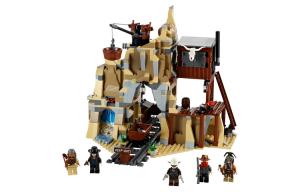 LEGO Серебряная шахта перестрелка пластиковые строительные блоки 644 шт 79110