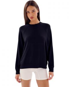 Толстовка Splits59 Andie Oversized Fleece Sweatshirt, черный