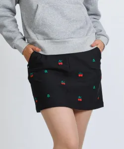 Юбка с вышивкой вишни Archivio, цвет Black (001)