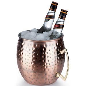 Винный и шампанский охладитель Buddy's Buddy´s Bar Moscow Mule, объем 5 л, эффект молотка, кованый, высота 21 см Buddy'S, Kupferfarben
