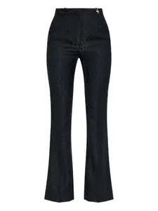 Брюки с декором Medusa Versace, черный