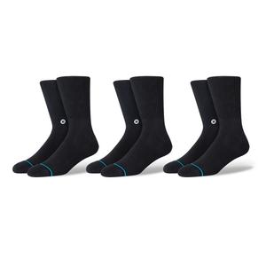 Набор унисекс носков Crew Stance, черный Cap Head All-Season 3 Pack