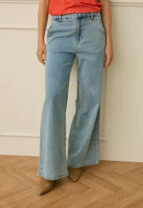 Crvisti широкие штанины Cream, Cleveland Light Blue Denim