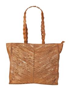 Сумка шоппер curuba Vintage Jelke, коньячный