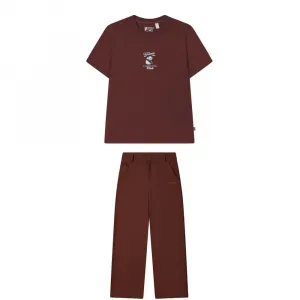 Классический повседневный костюм Heritage для женщин FILA, коричневый