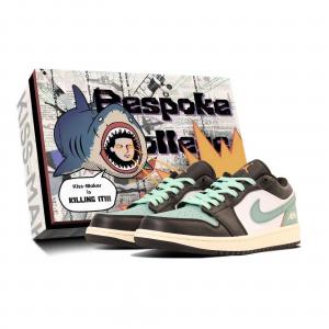 Jordan Кроссовки Air 1 Waterproof Thermal Coverage Low top Vintage Basketball Shoes Unisex Green