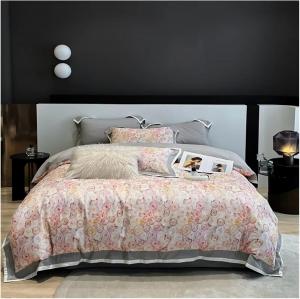 UOIO Комплект постельного белья UOIO American Vintage с пасторальным цветочным принтом из велюрового хлопка 1200TC