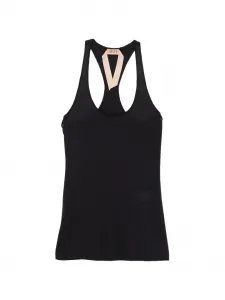 Топ с V-образным вырезом Nº21, черный