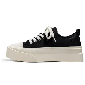 XIANGCHENG Антискользящие износостойкие низкие скейтерские кроссовки мужские - черные, цвет Black