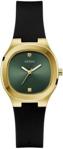 Женские часы Guess 32 мм, Black/Gold Tone/Green