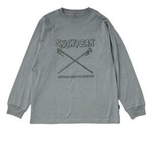 Футболка унисекс Snow Peak, серо-зеленый