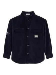 Рубашка на пуговицах Dolce & Gabbana Kids, синий