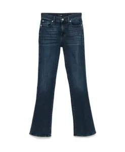 Классические синие джинсы с пятью карманами 7 For All Mankind, синий