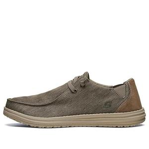 Кроссовки melson casual shoes khaki Skechers, хаки