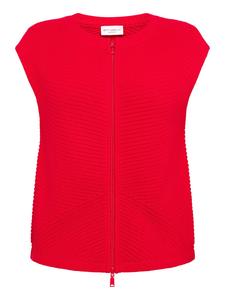 Betty Barclay Вязаный кардиган крупной вязки без рукавов, цвет «Высокий риск» (красный)