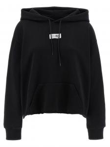 Худи «Цифровая подпись MM6» MM6 Maison Margiela, черный