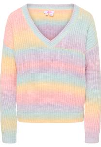 Свитер myMo Strick, цвет Regenbogen Mehrfarbig
