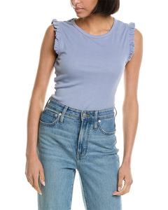 Боди Brook + Lynn с оборками на рукавах, синий