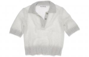 Acne Studios Мохеровая поло 'Pale Grey'