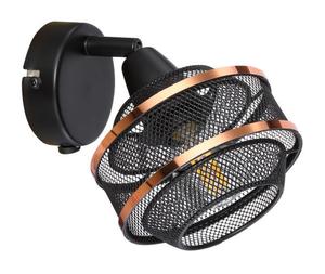 Настенный точечный светильник Globo Bellona черный, золотой E14 с выключателем x12x15,5см Globo Lighting