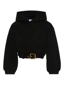 Худи с поясом Pinko Kids, черный