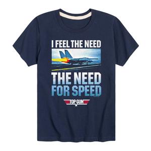 Футболка Top Gun с рисунком «Need For Speed» для мальчиков 8–20 лет Licensed Character, синий