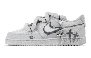 Мужские кроссовки Blade Shadow Yi с низким верхом, устойчивые к истиранию и скольжению Nike, Light Gray