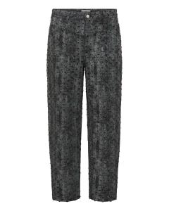 KAREN BY SIMONSEN Штаны свободного кроя в темно-сером цвете