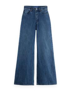 Расклешенные джинсы SCOTCH & SODA, Blue Denim