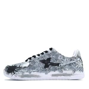 XTEP Износостойкие и легкие низкие кроссовки для скейтбординга Air Force One унисекс серо-белые