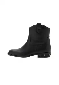 Детские классические ботильоны Mango Kids, Black