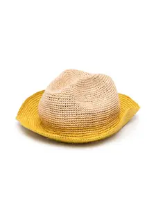 Плетеная шляпа из рафии Bonpoint, нейтральный