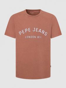 Pepe Jeans Рубашка "Олдридж" оранжевого цвета