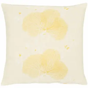 АПЕЛЬТ декоративная подушка "7903 Лофт Мета", чехол без наполнения, 1 шт APELT 46х46 см, белый/желтый