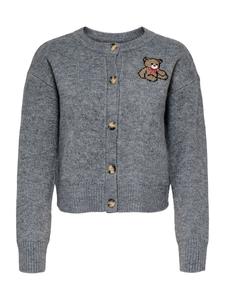Вязаный кардиган ONLY, mottled grey