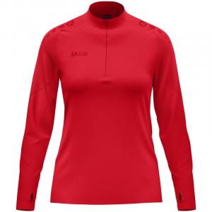 Легкий женский пуловер с застежкой-молнией Jako, цвет rot