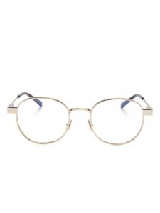 Очки в круглой оправе Saint Laurent Eyewear, золотой