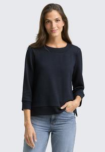 Топ TOM TAILOR BOXY FIT MIT , Sky Captain Blue/Dark Blue