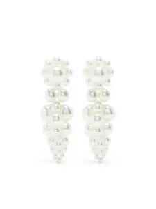 Серьги-подвески Mini Cluster с искусственным жемчугом Simone Rocha, белый